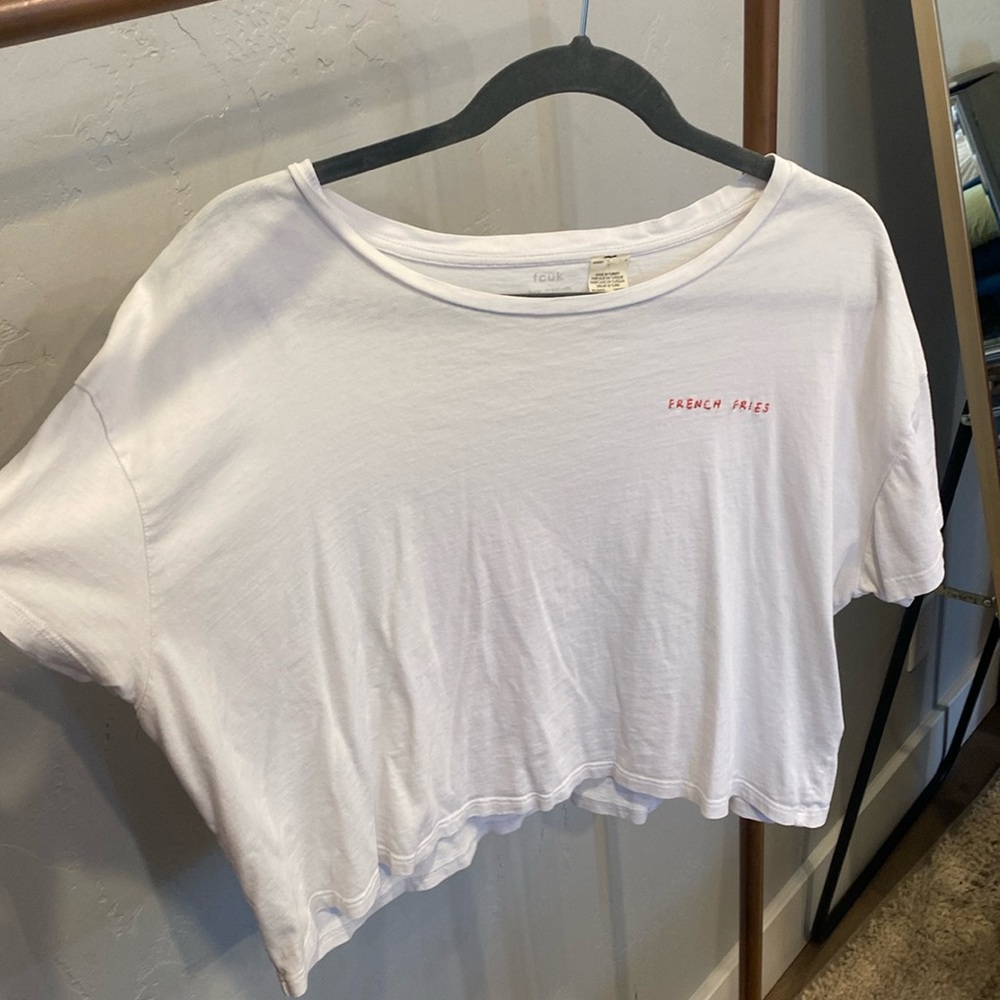 French connection Cropped t-shirt
